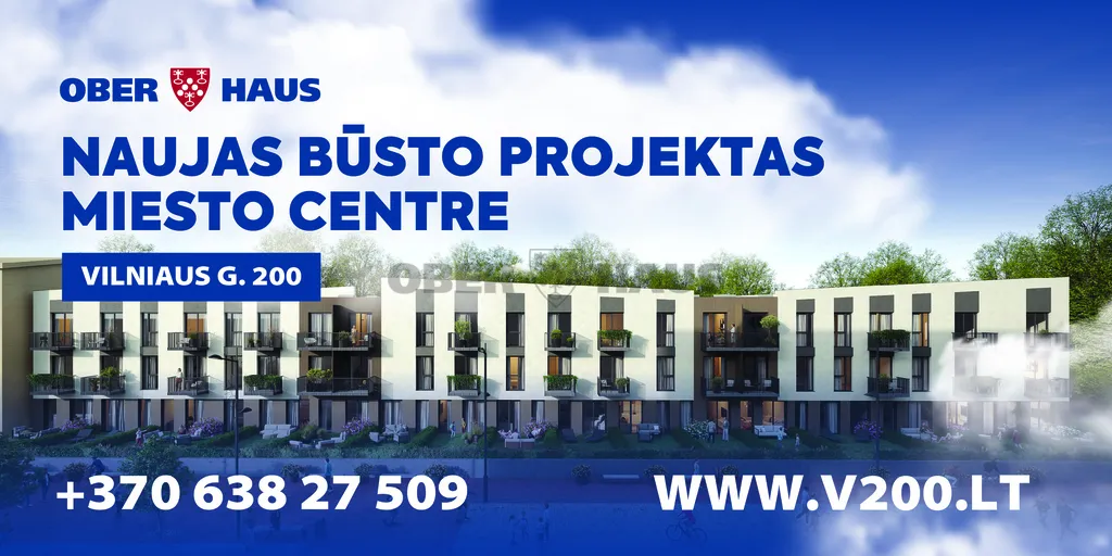 Modern Apartments with Balconies in Vilnius Centre
