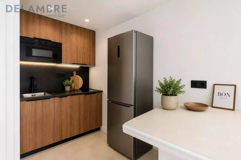 Kitchen - Architect-Designed Flat in Paris 14th