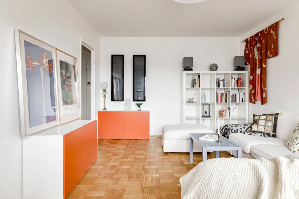 Séjour - Spacious 1st Floor Flat with Garden View in Kirseberg