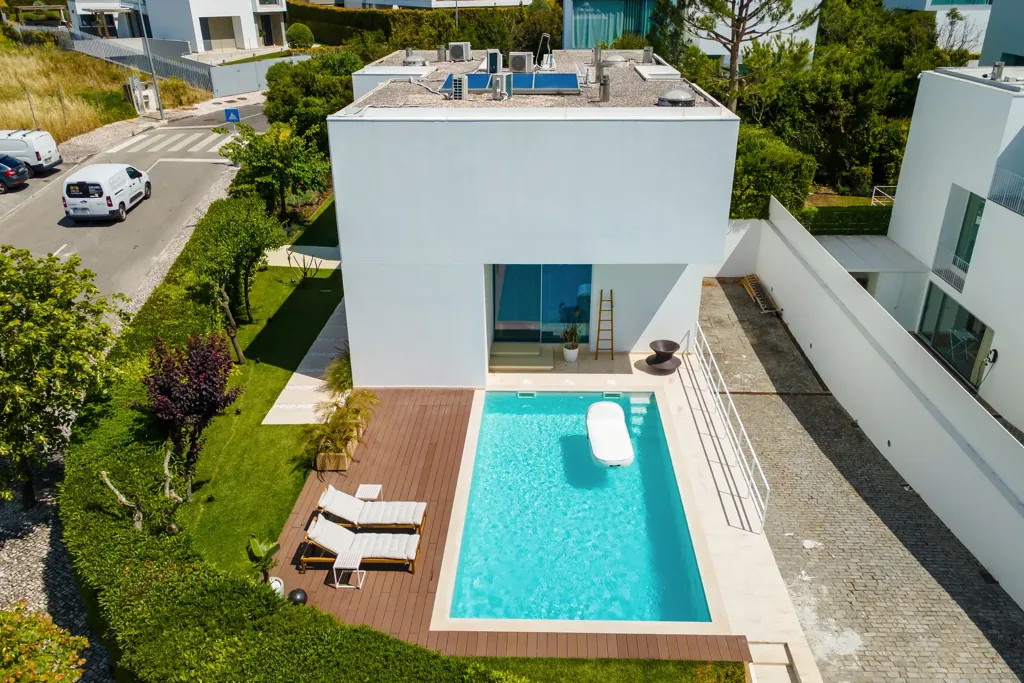 Vue aérienne - Luxury Villa with Pool in Carnaxide, Oeiras