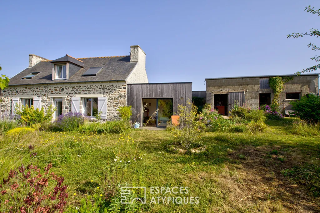 Extérieur - Maison de charme avec jardin plein sud à Langueux