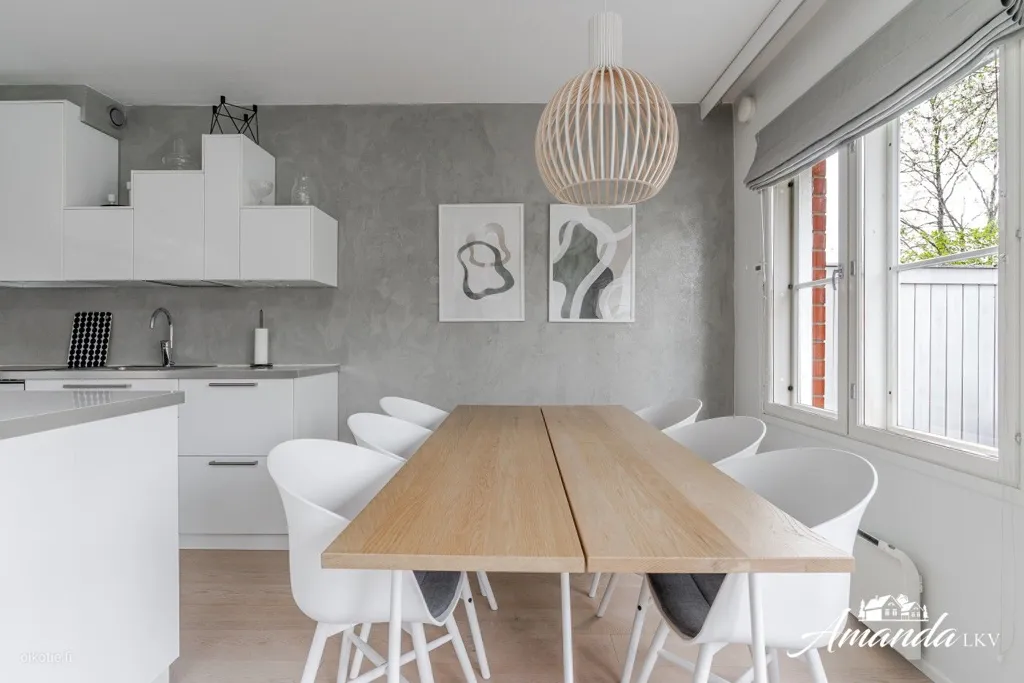 Söögituba - Modernised Apartment with Sauna in Liedon Vierumäki