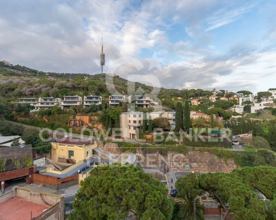Vue aérienne - New Build Penthouse with Terrace in Vallvidrera