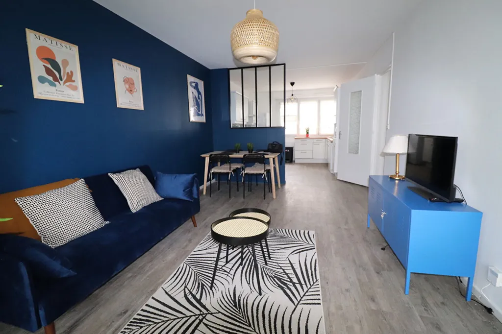 Soggiorno - Shared Accommodation with Balcony in Hérouville Saint Clair