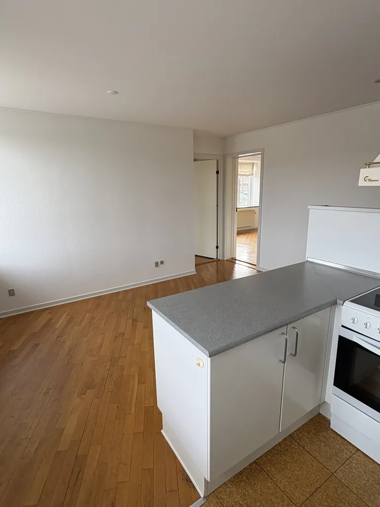 Köök - Apartment with Balcony in Hobro