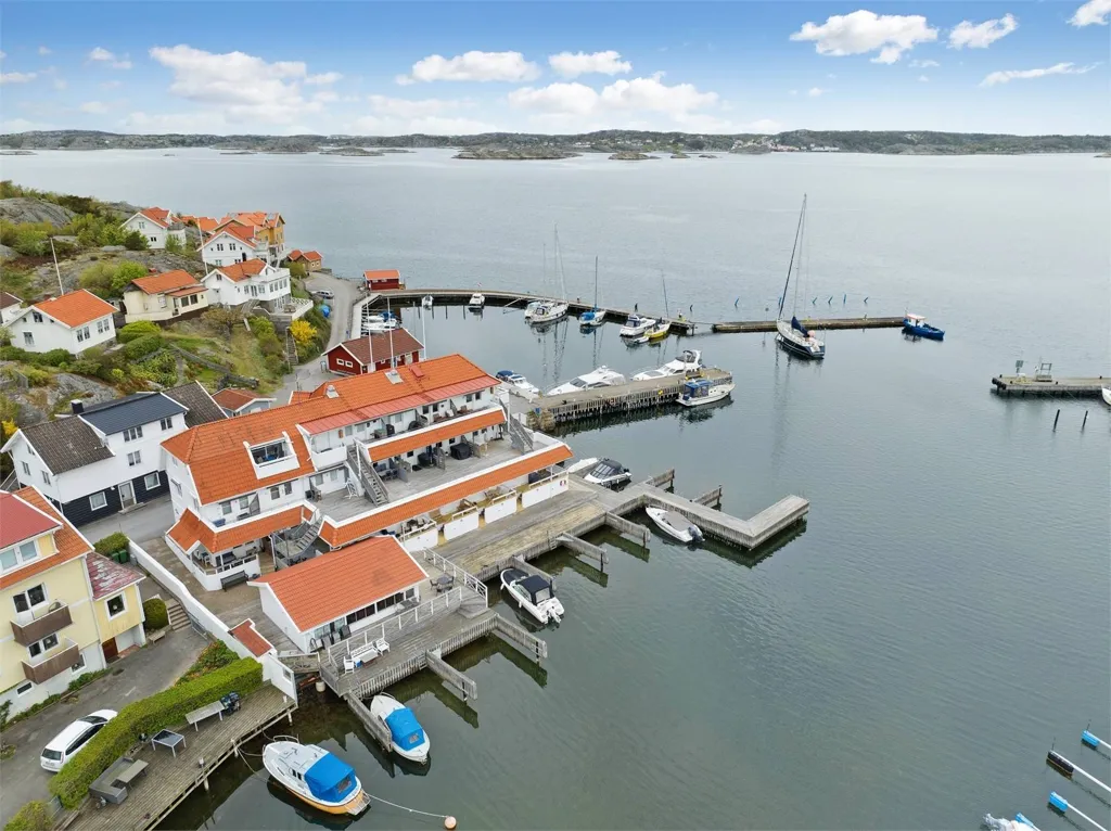 Vue aérienne - Apartment with Private Boat Slip in Orust