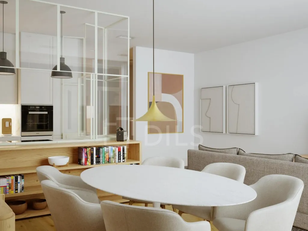 Salle à manger - T1 Apartment with Balcony in Porto