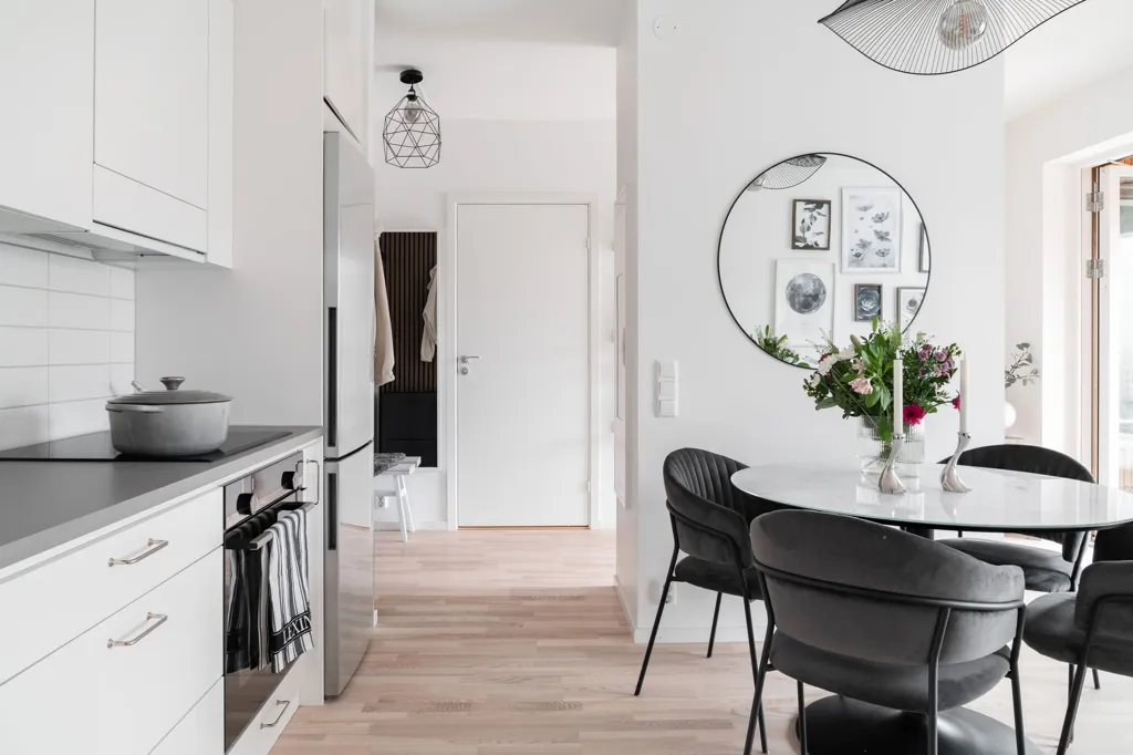 Sala da pranzo - Modern Flat with Balcony in Västra Hamnen