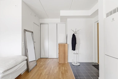 Camere da letto - Modern Studio with Balcony in Jönköping