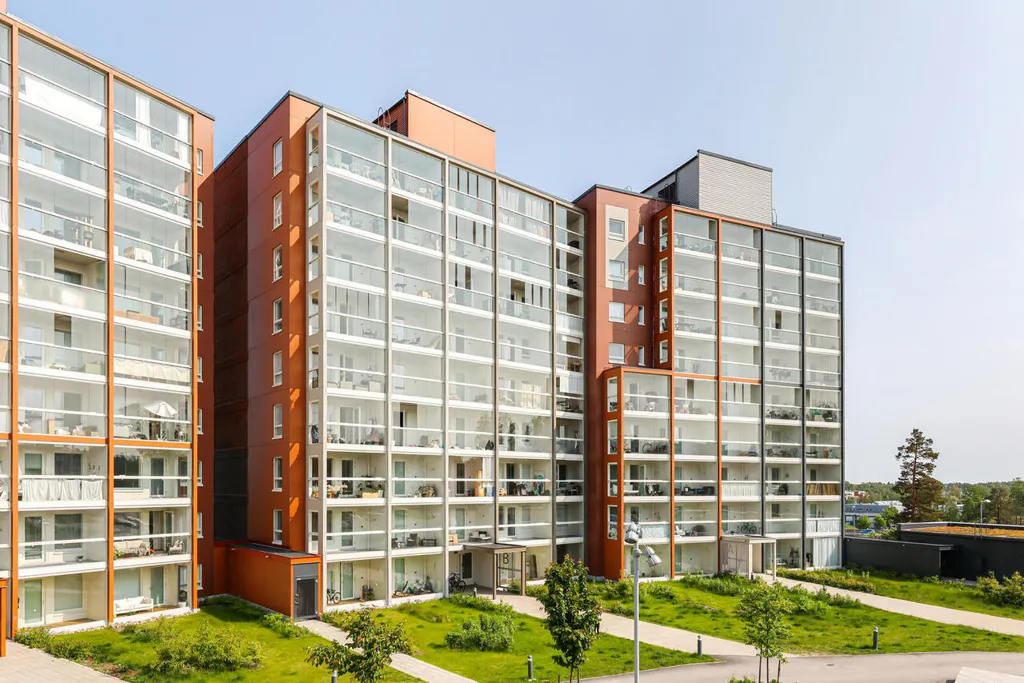 Välivaade - Bright 2-Bedroom Flat with Balcony in Espoo