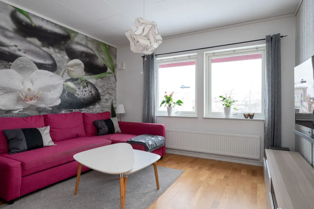 Séjour - Terraced House with Garden in Lambohov