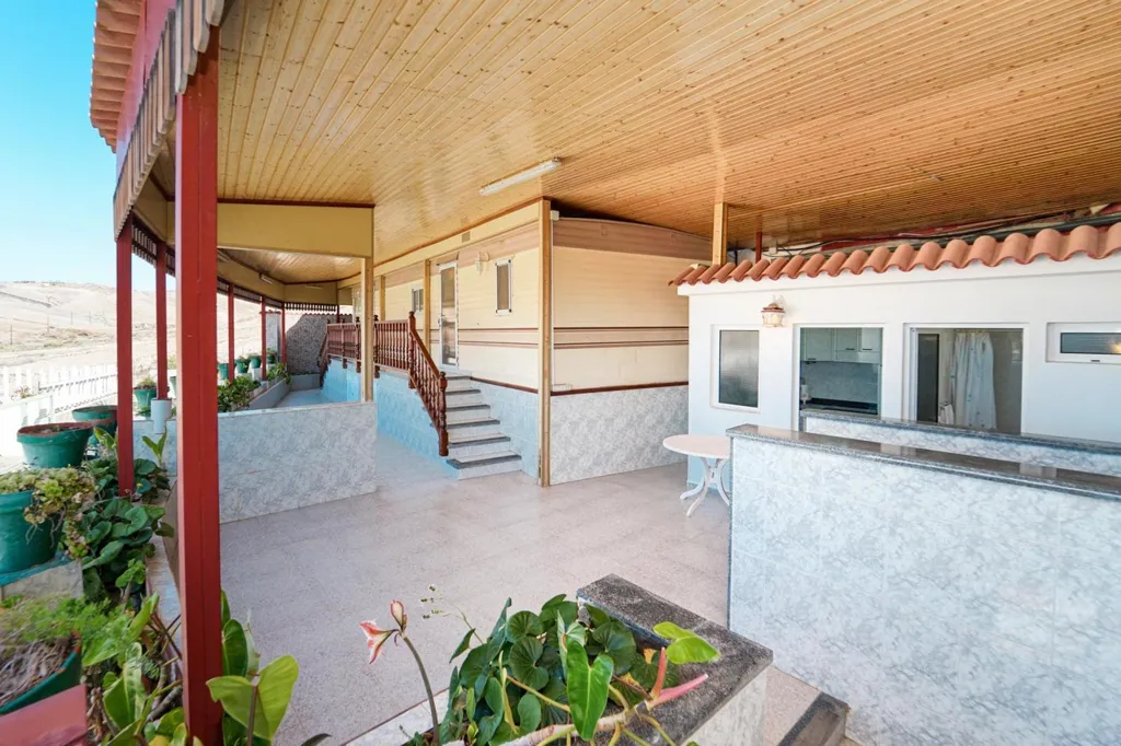 Terrass - Caravan House with Outdoor Kitchen in San Bartolomé