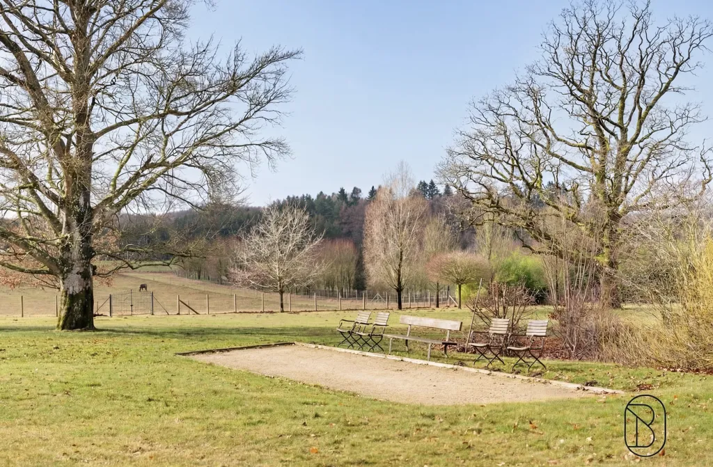 Garden - Luxury House with Pool in Sainte-Ode Tillet