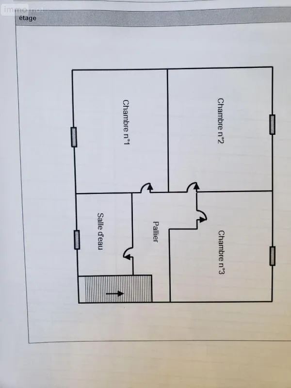 Plaan - Rustic House to Renovate in Levroux