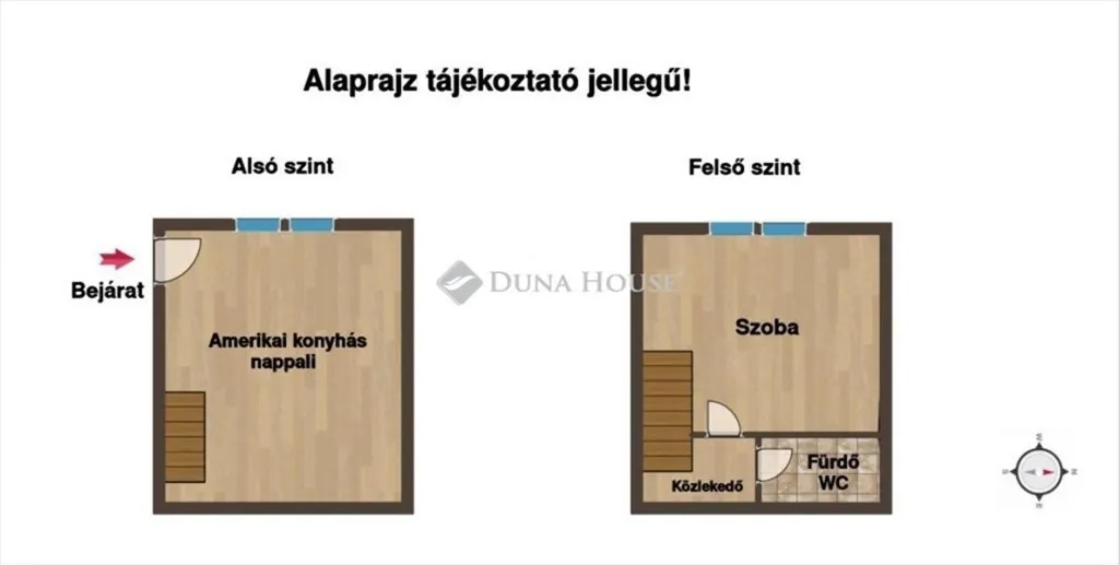 Plan - Renovated Flat with Garden in Budapest 7th District