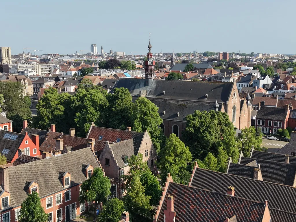 Vue aérienne - Duplex avec Vue sur le Toit à St Elisabeth Begijnhof