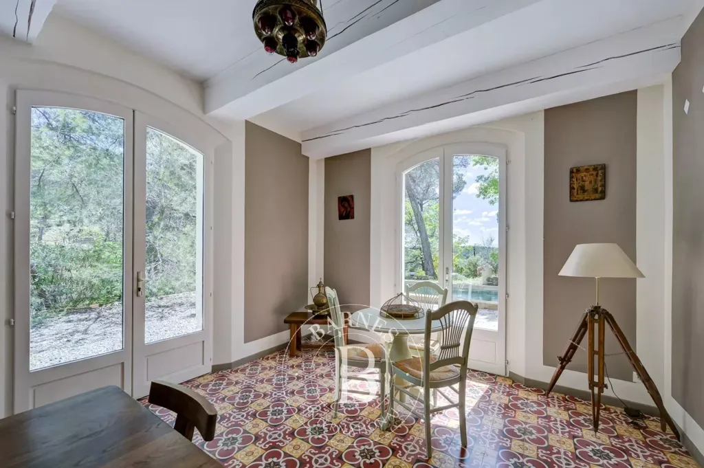 Dining Room - Bastide with Panoramic View in Aix-en-Provence