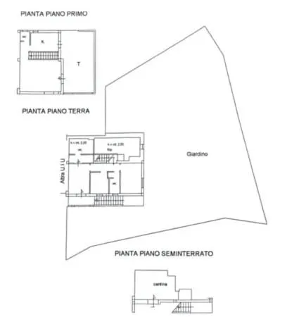 Plan - Villa with Gulf View in San Nicola Arcella