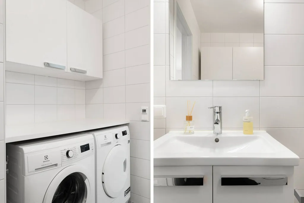 Utility Room - Apartment with Balcony in Råsunda