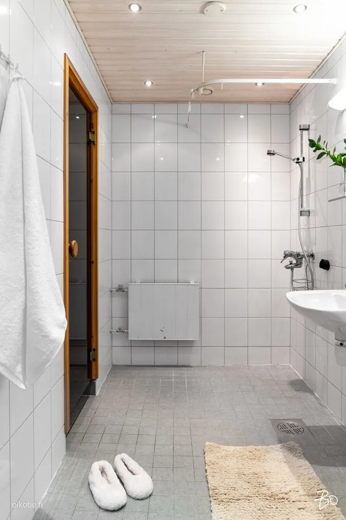 Salles de bain - Apartment with Sauna in Naantali Centre