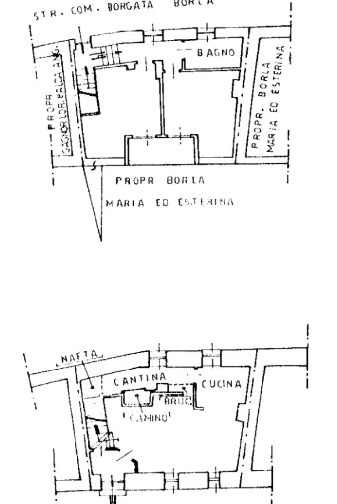 Floor Plan - Semi-detached House with Panoramic View in Condove