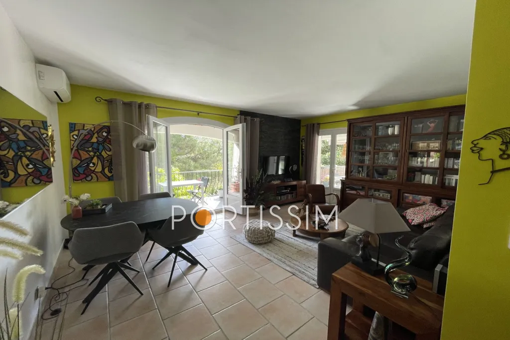 Séjour - Maison avec Piscine dans Résidence Sécurisée à Vence