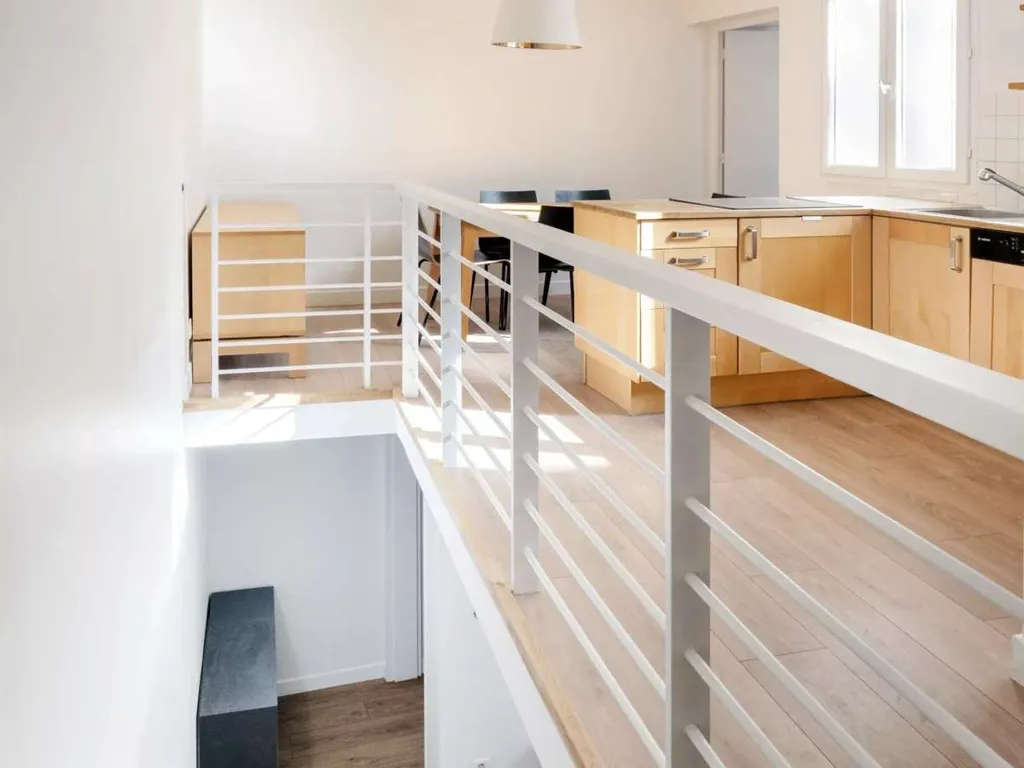 Cuisine - Appartement Duplex avec Cour à Paris 1er