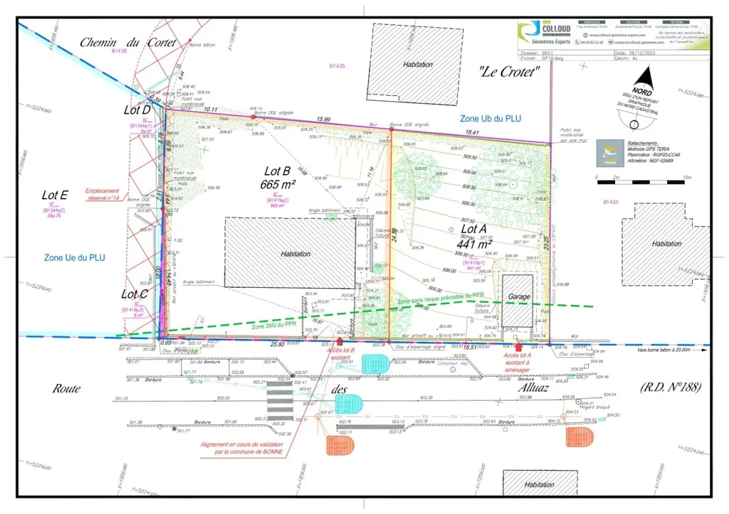 Plaan - Constructible Plot with South Exposure in Bonne