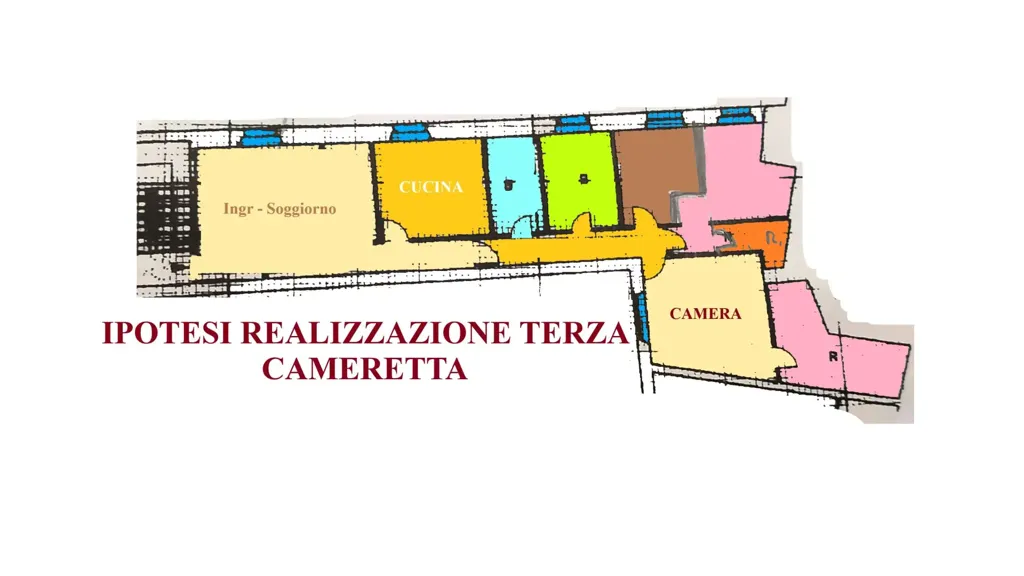 Plaan - Spacious Apartment in Historic Osimo