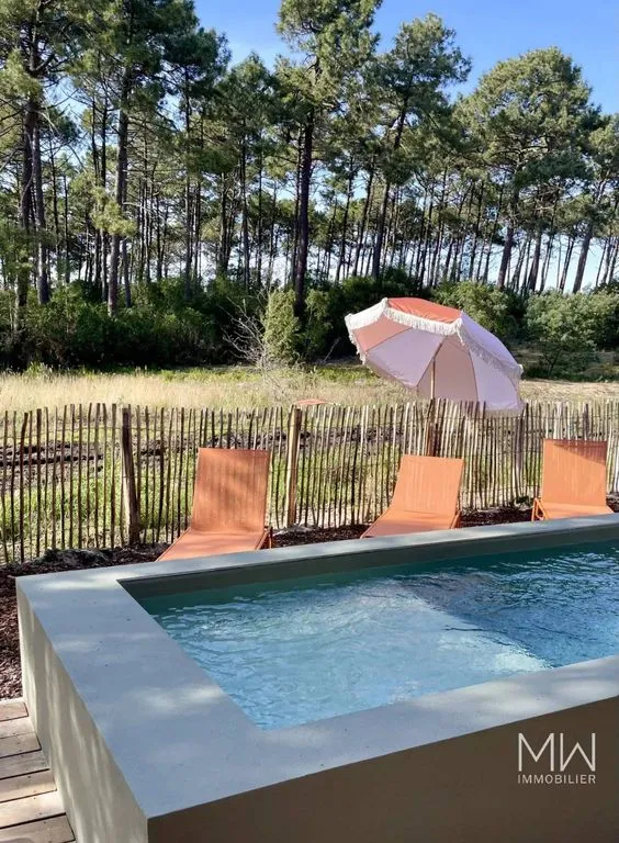 Pool - Luxury Villa with Pool in Lège-Cap-Ferret