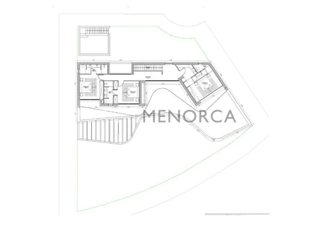 Plan - Development Land with Sea Views in Es Migjorn Gran