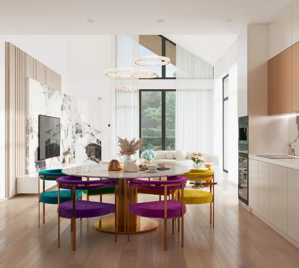 Sala da pranzo - Single-Story House with Large Terrace in Viimsi