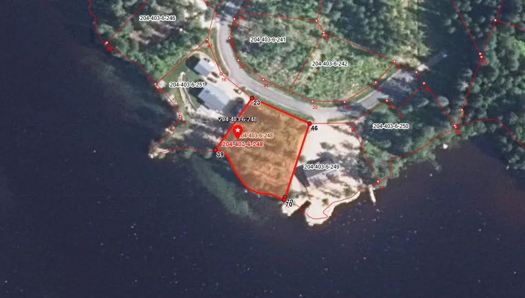 Plan - Lakefront Plot for House in Kaavi