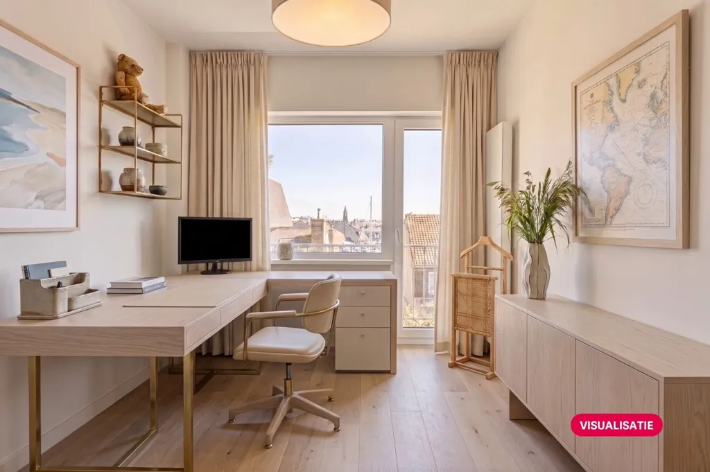 Office - Apartment with Panoramic Views in Blankenberge