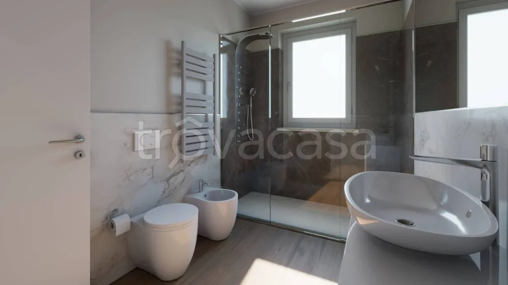 Salles de bain - Apartment with Terraces in Rosta