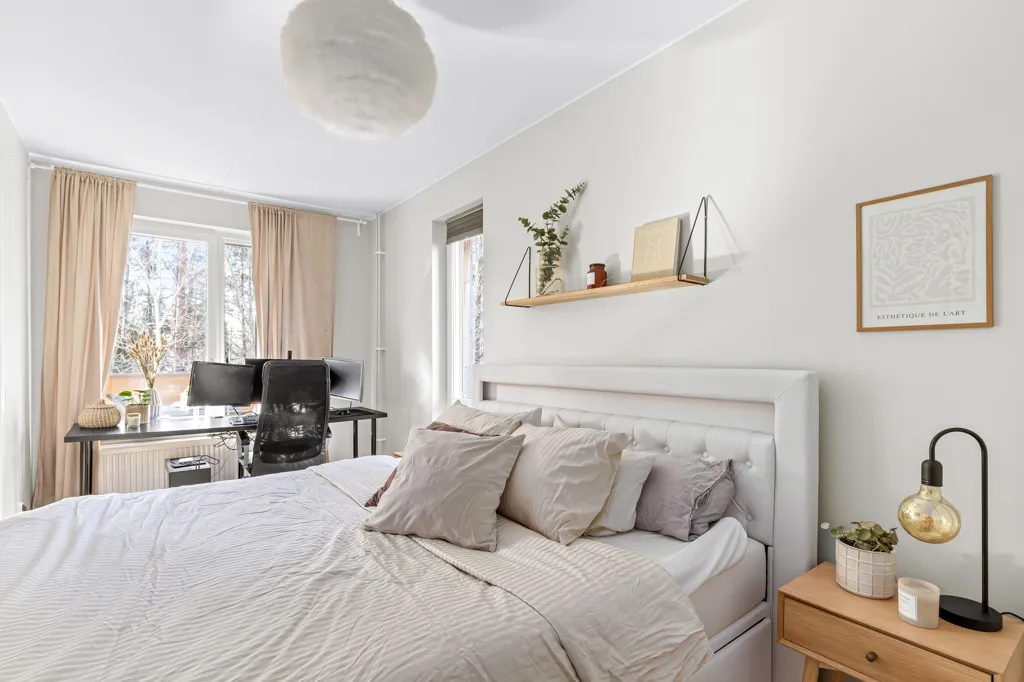 Chambres - Modern Flat with 20 m² Balcony in Uppsala