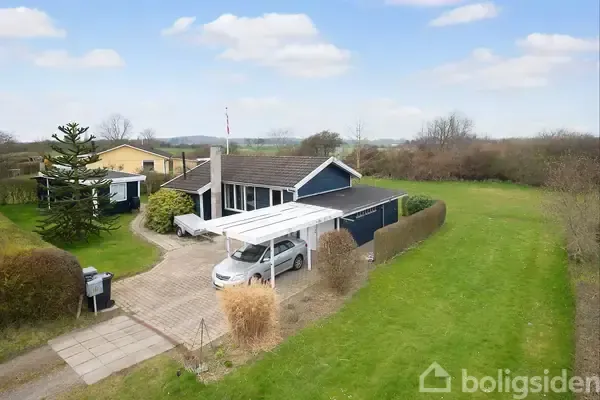 Õhuvaade - Cottage with Garden in Karrebæksminde