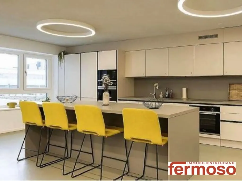Köök - Luxury Penthouse with Rooftop Pool in Donaustadt