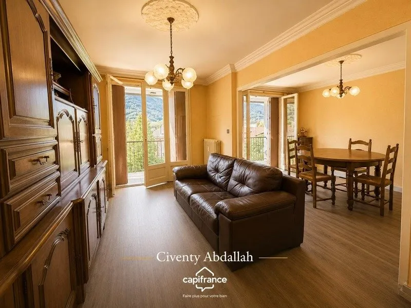 Soggiorno - T3 Flat with Mountain View in Albertville