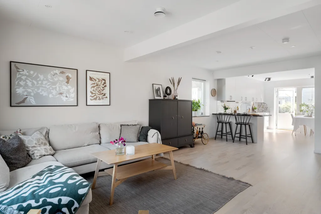 Living Room - Modern Villa with Garden in Sunny Location