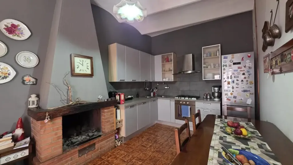 Köök - Rustic Penthouse with Panoramic View in Crespina Lorenzana