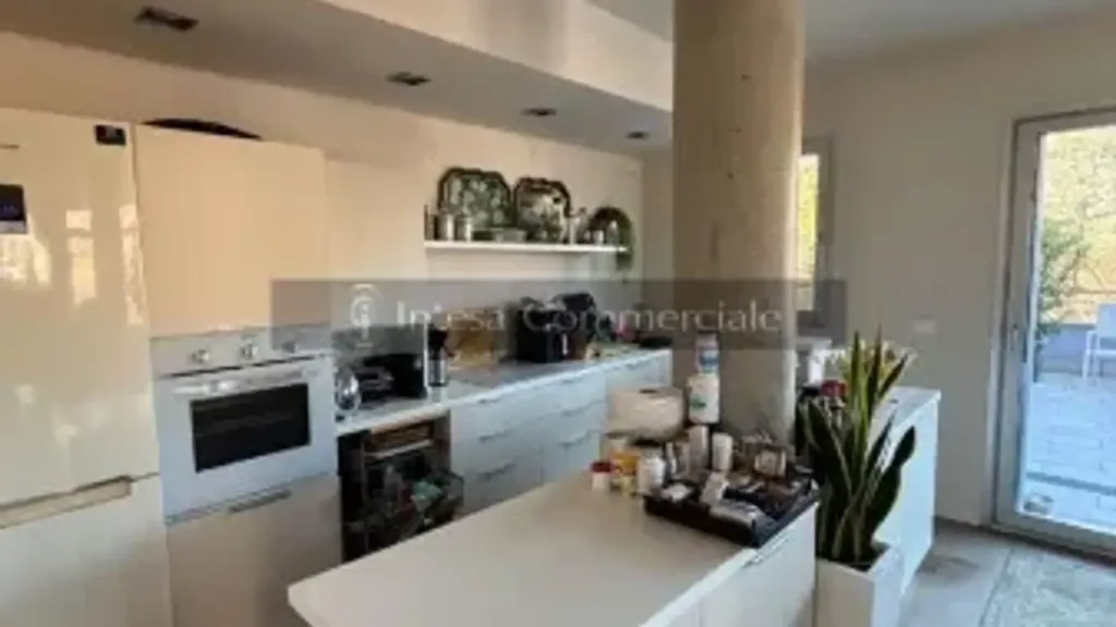 Köök - Penthouse with Rooftop Terrace near Brescia Centre