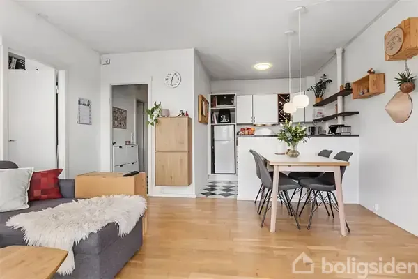 Séjour - 2-Bedroom Apartment with Balcony in Randers