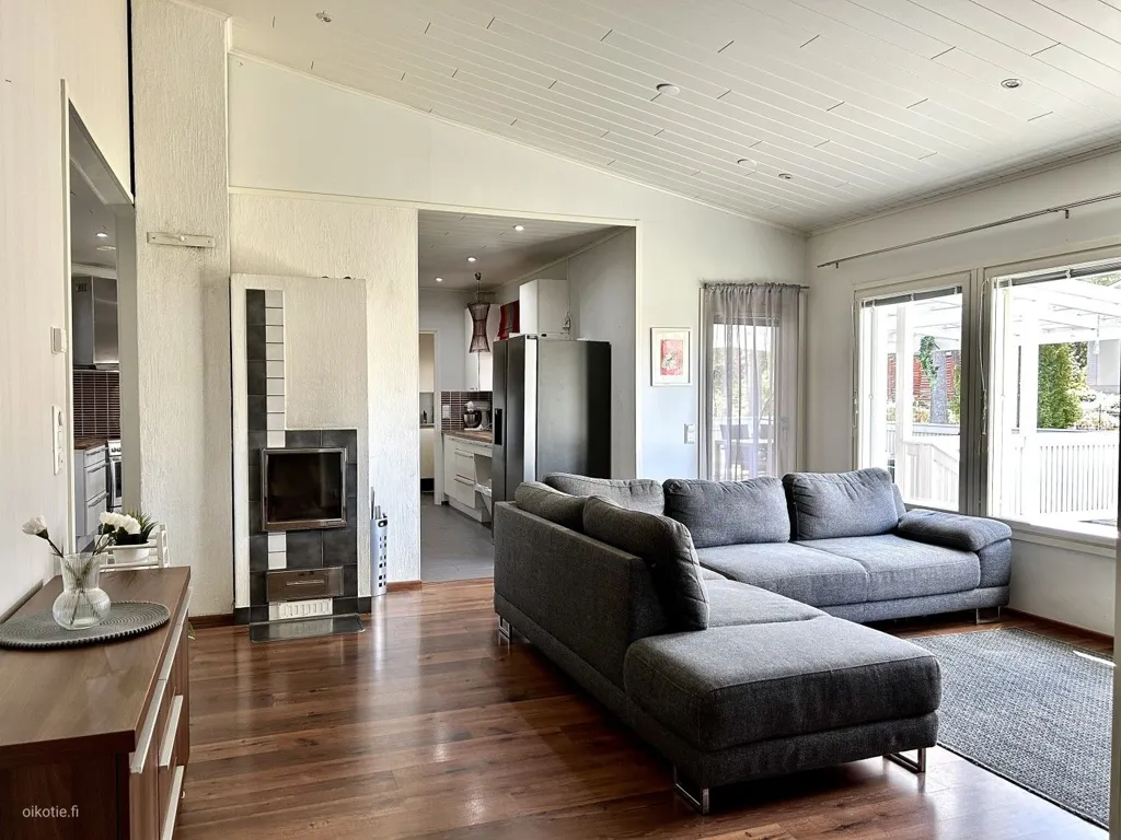 Séjour - Modern House with Sauna in Nyyssäniemi