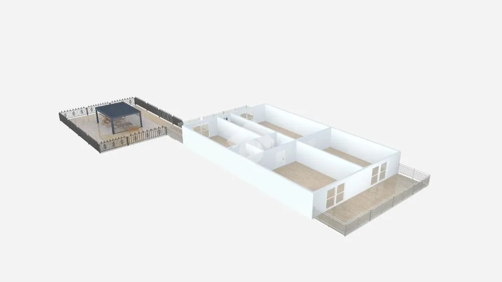 Plan - Trilocale with Garden in Volla
