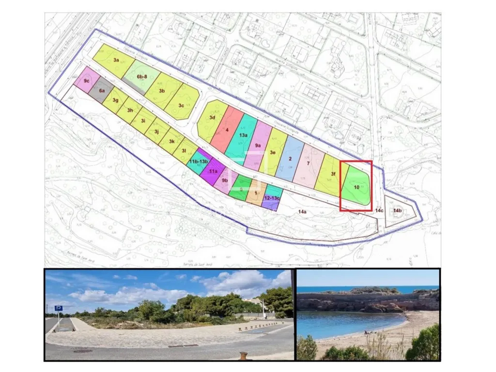 Plaan - Seafront Plot in l'Ametlla de Mar, Catalonia