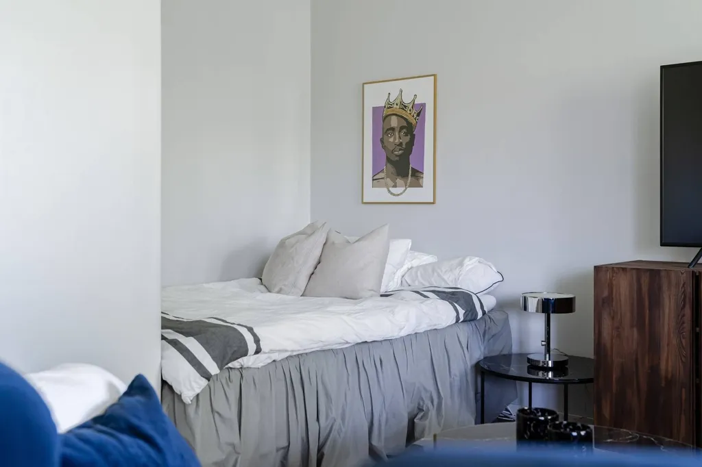 Bedrooms - Apartment with Balcony in Kalmar