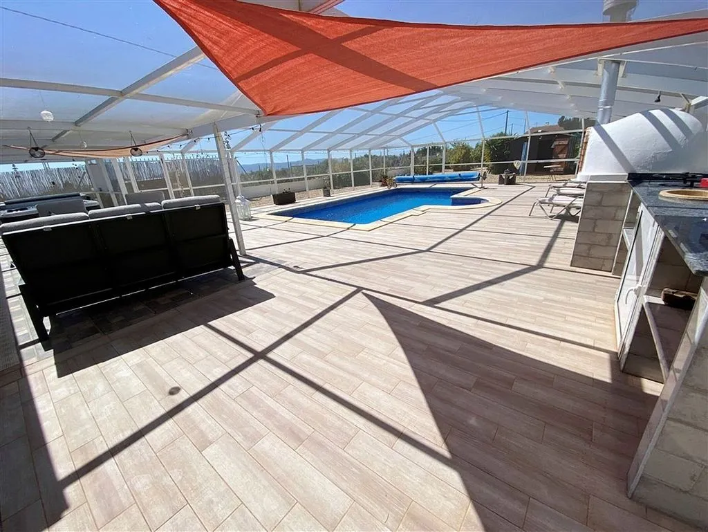 Terrasse - Modern Chalet with Pool and Terrace in Huércal-Overa