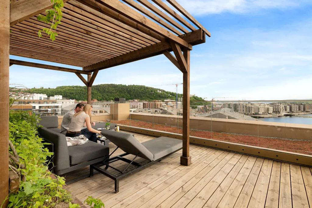 Terrasse - Appartement 4 pièces à Oslo