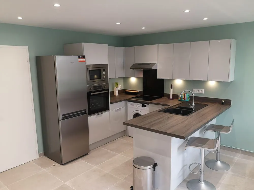 Cucina - Modernised 3-Bed Flat with Balcony near La Défense